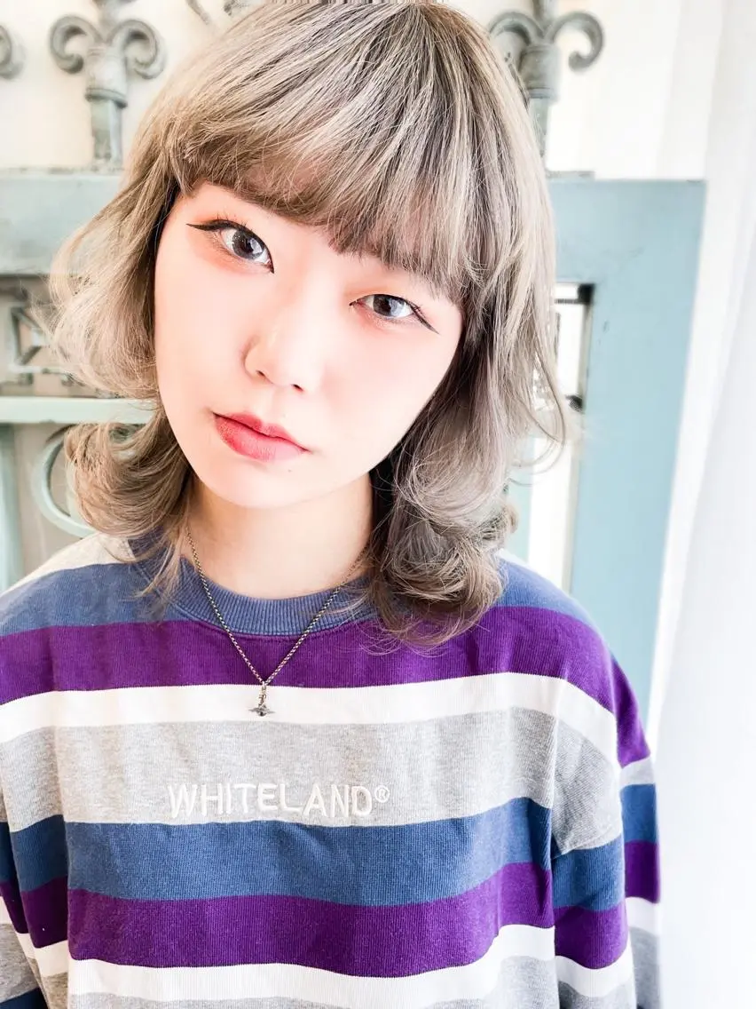 ミディアム カラー パーマ ヘアアレンジ メンズ 表参道Lise おおいしおりのその他イメージ