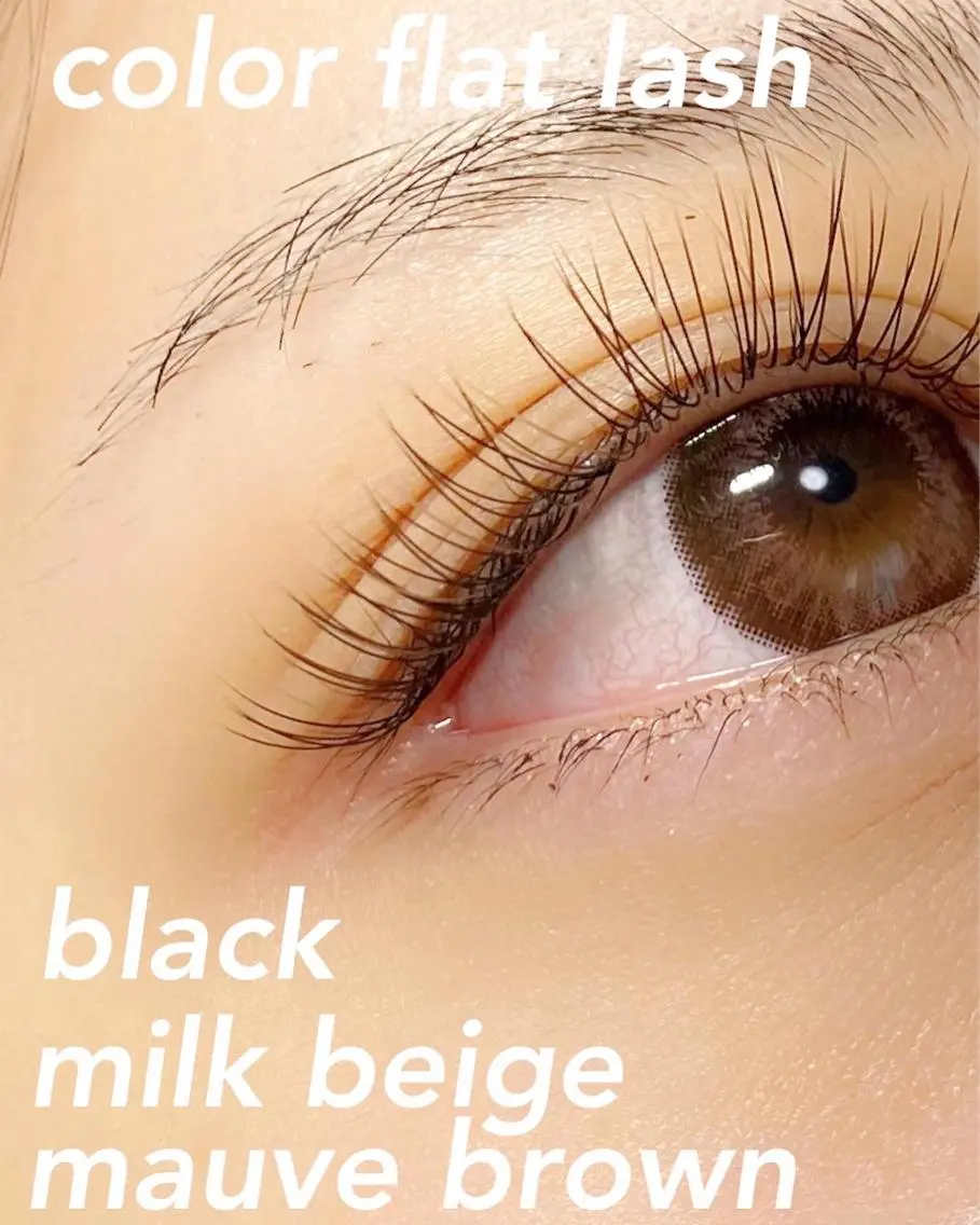 マツエク・マツパ カラーマツエク フラットラッシュ 【𝐑𝐀𝐑𝐀】 eyelashのマツエク・マツパデザイン