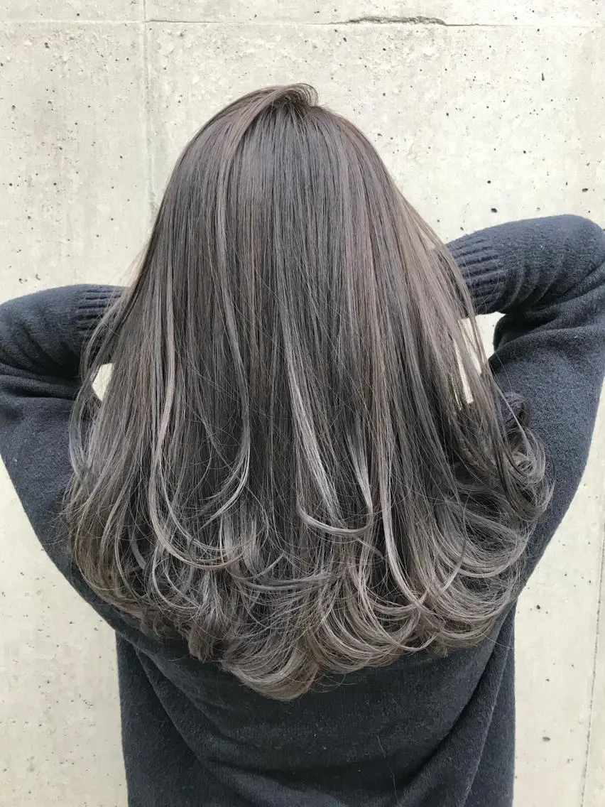 ロング カラー 外国人風カラー 韓国レイヤーカット 🧸ベージュカラーのヘアスタイル