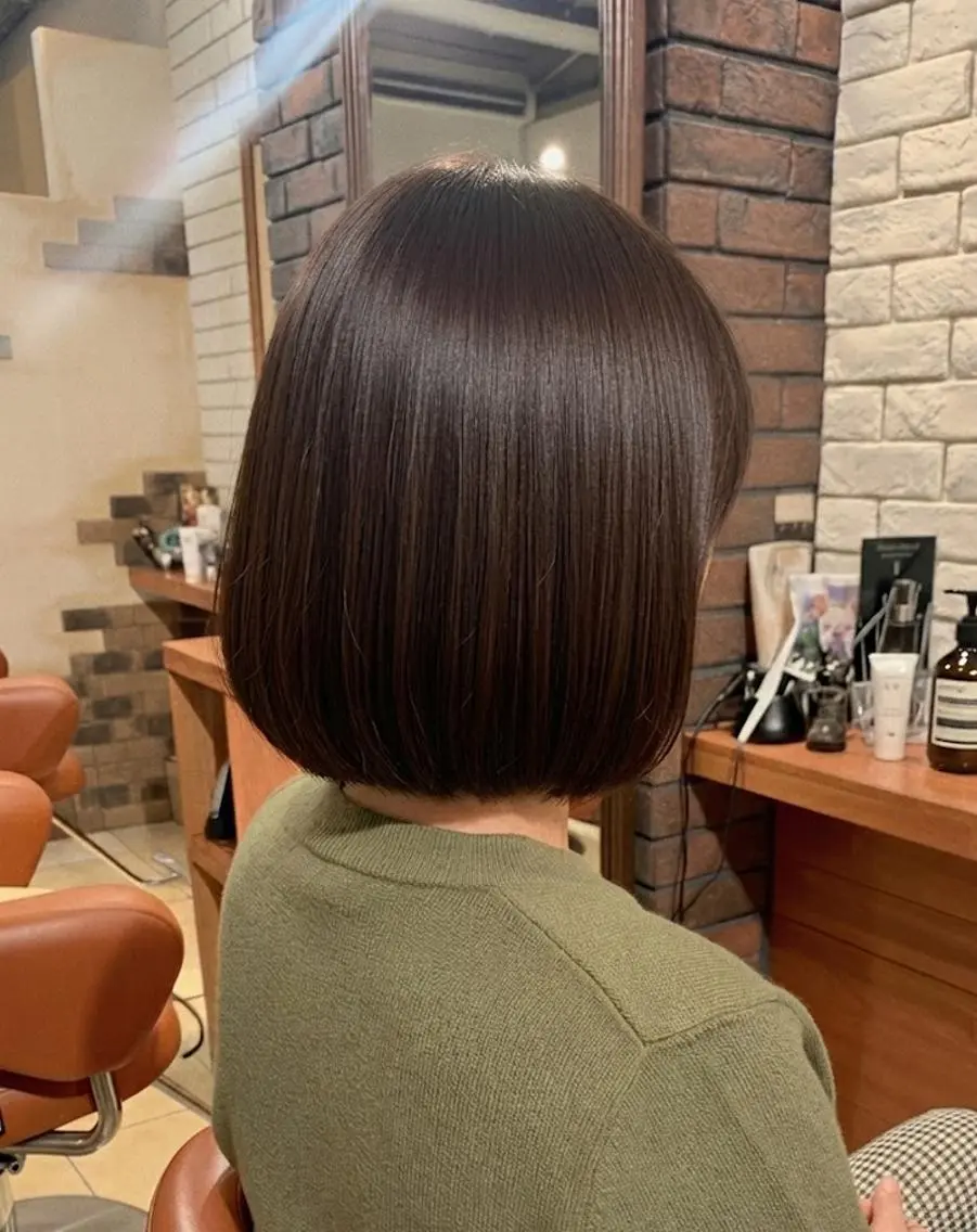ショート ボブ 髪質改善 カット トリートメント ヘッドスパ flencia 丸 和博|カットのヘアスタイル