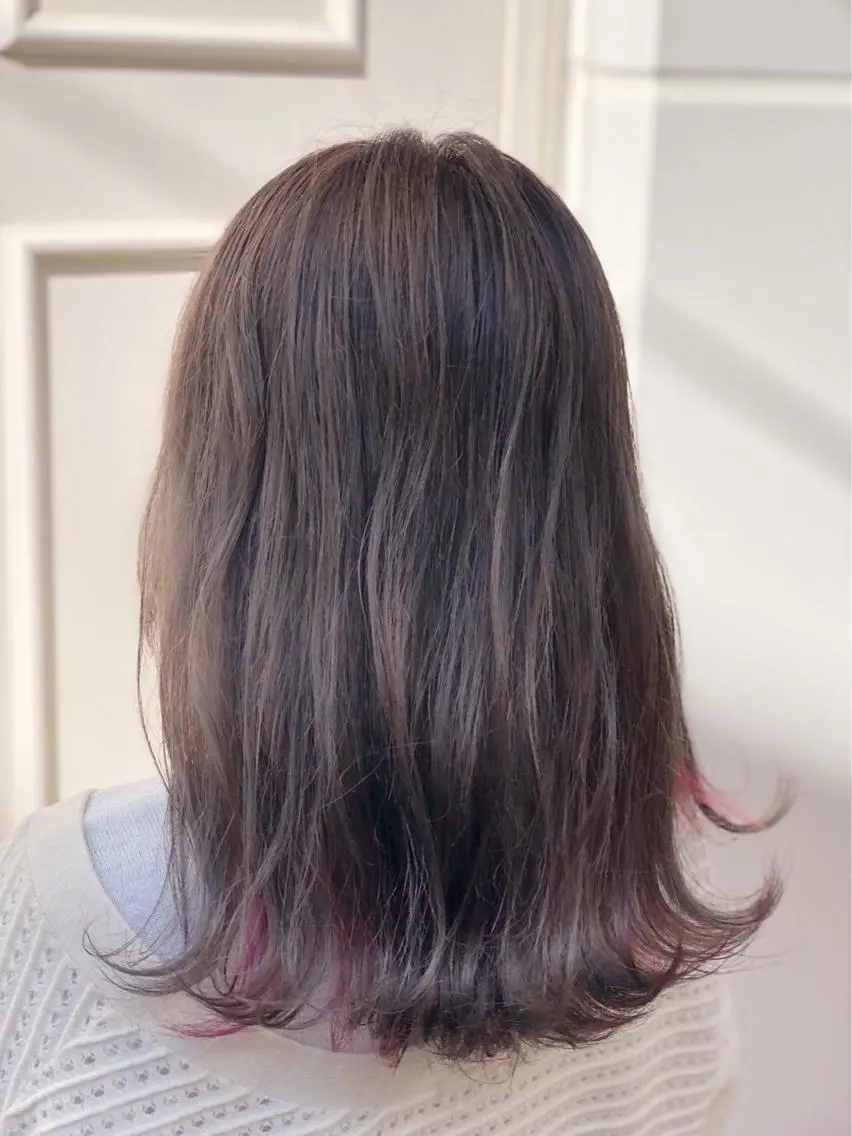 ミディアム カラー アッシュ ベージュカラー 🫟Blanco🫟 Color&Careのヘアスタイル