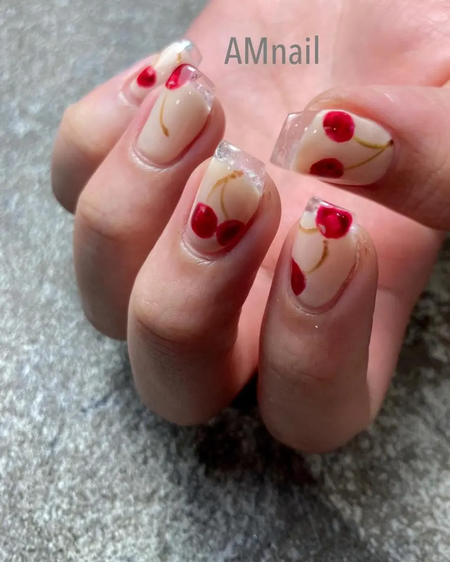 ネイル アートネイル 持ち込み ハンドネイル Am:nail 柏 SUE（スゥ）のネイルデザイン