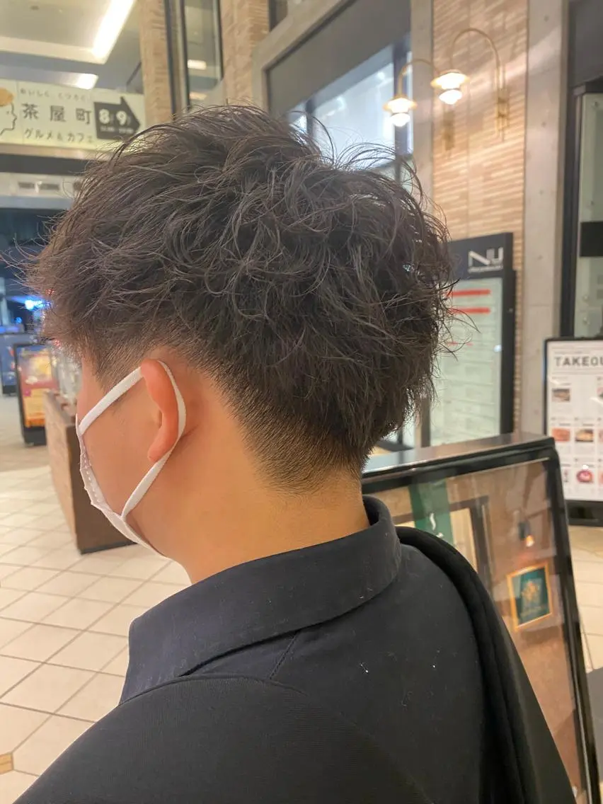 パーマ メンズ unopulir 景山 凌のヘアスタイル