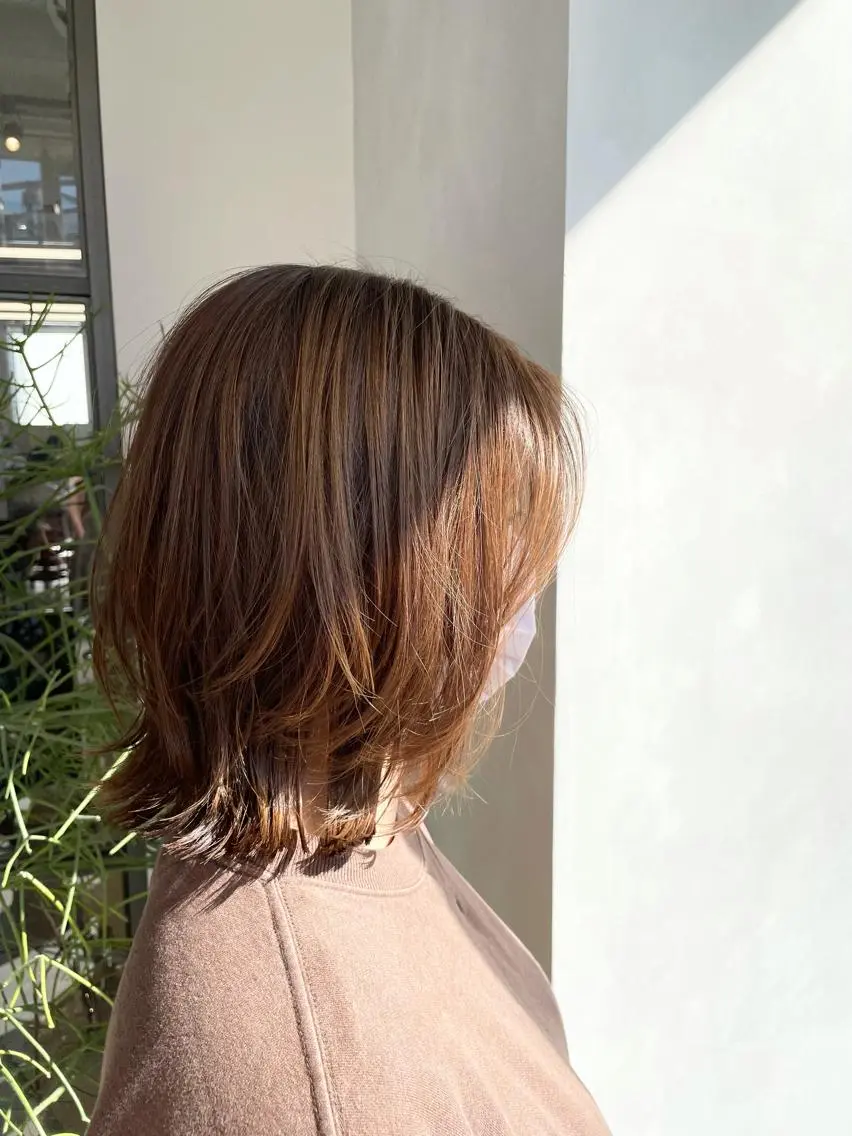 ミディアム ボブレイヤー ボブ レイヤーカット 🔷ダブルカラーハイ トーン🔷櫻井走のヘアスタイル