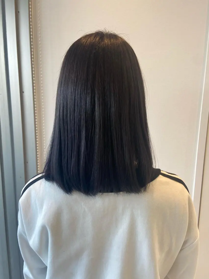 ミディアム 髪質改善 トリートメント ベージュカラー/ いぢちるみのヘアスタイル