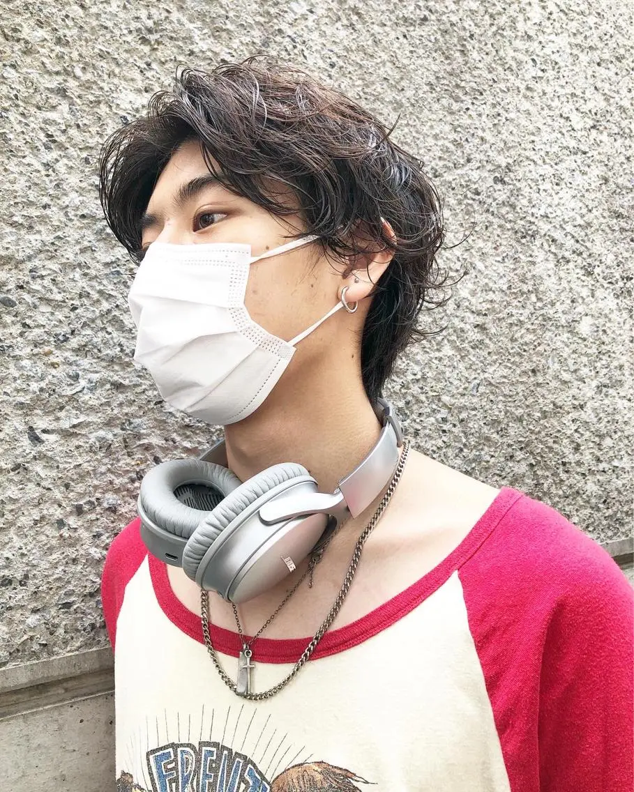 パーマ ヘアアレンジ メンズ カット パーマ トリートメント ヘアセット メンズ特化✂️栗原 侑也のヘアスタイル
