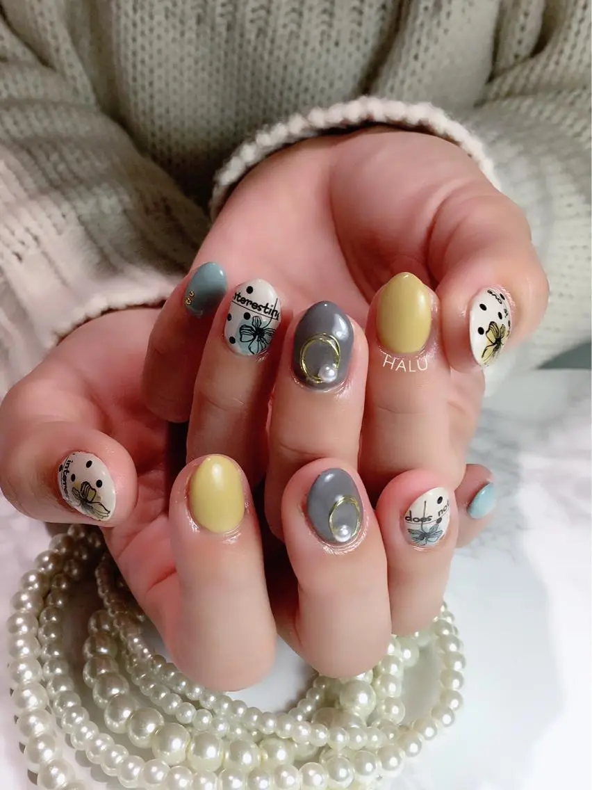 ネイル 春ネイル HALU ハルのネイルデザイン