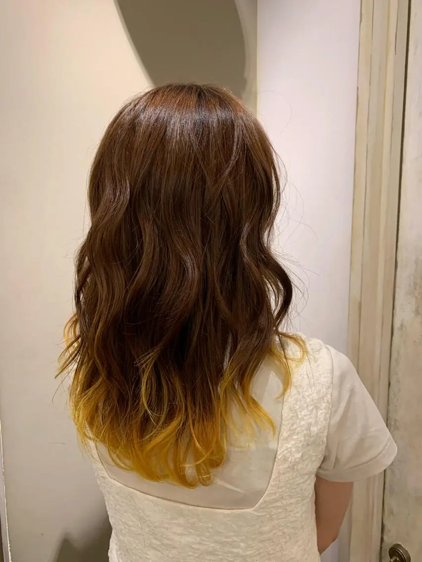 ロング カラー 韓国スタイル🇰🇷 annaのヘアスタイル