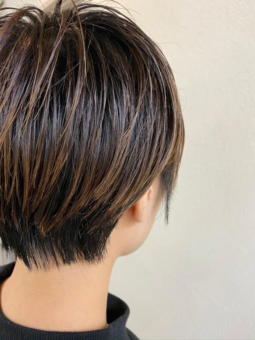 ショート カット クドウ タイキのヘアスタイル