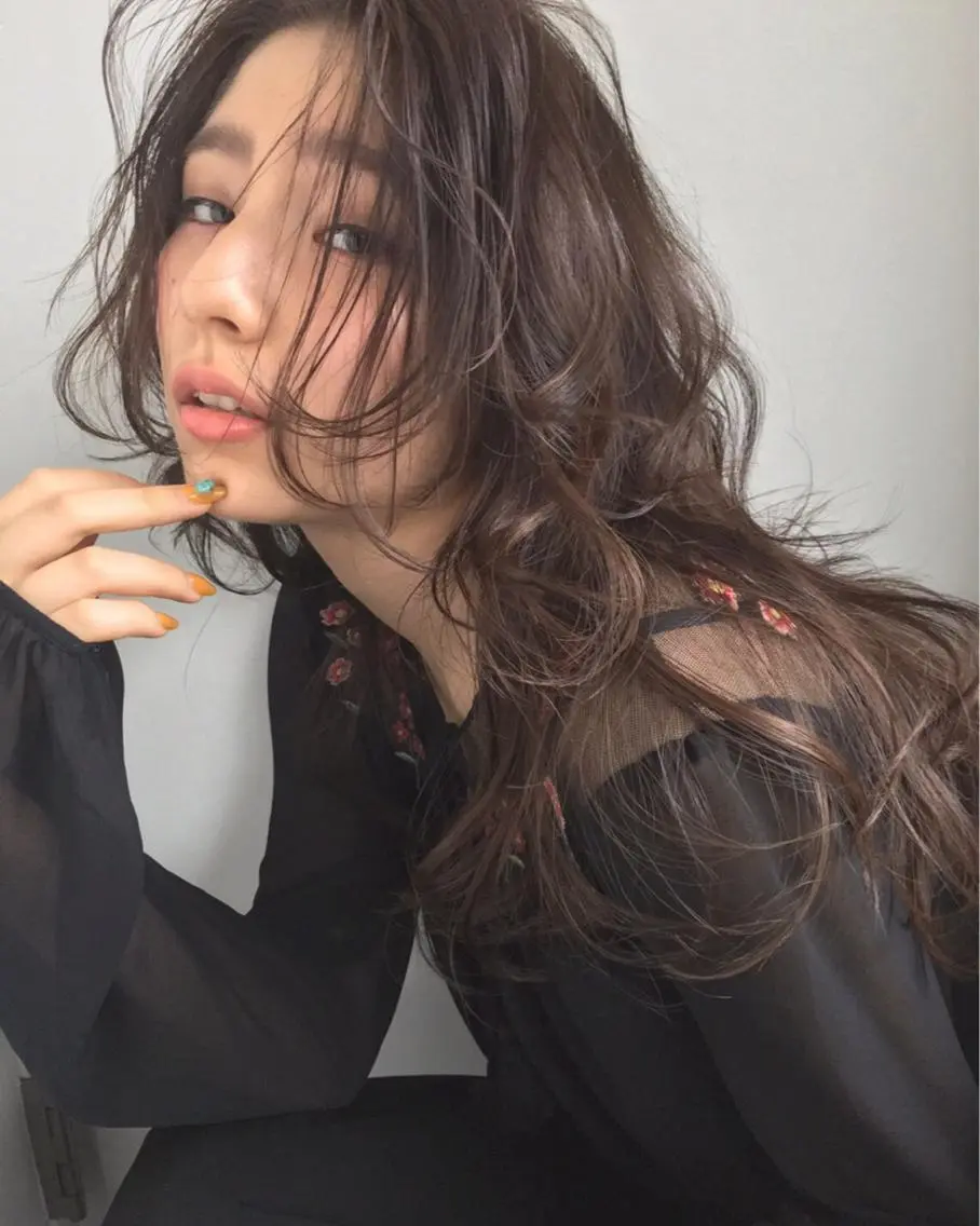 セミロング カット パーマ 🌈韓国ヘア KOUSEI🌈のヘアスタイル