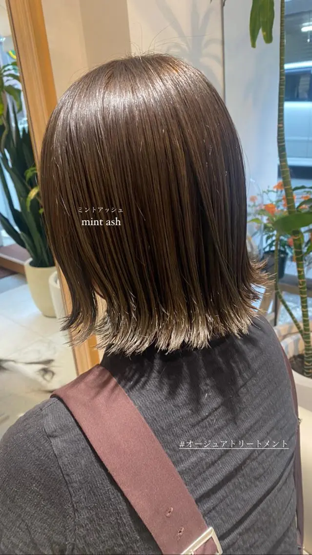 ショート カラー ヘアカラー 安永 涼のヘアスタイル