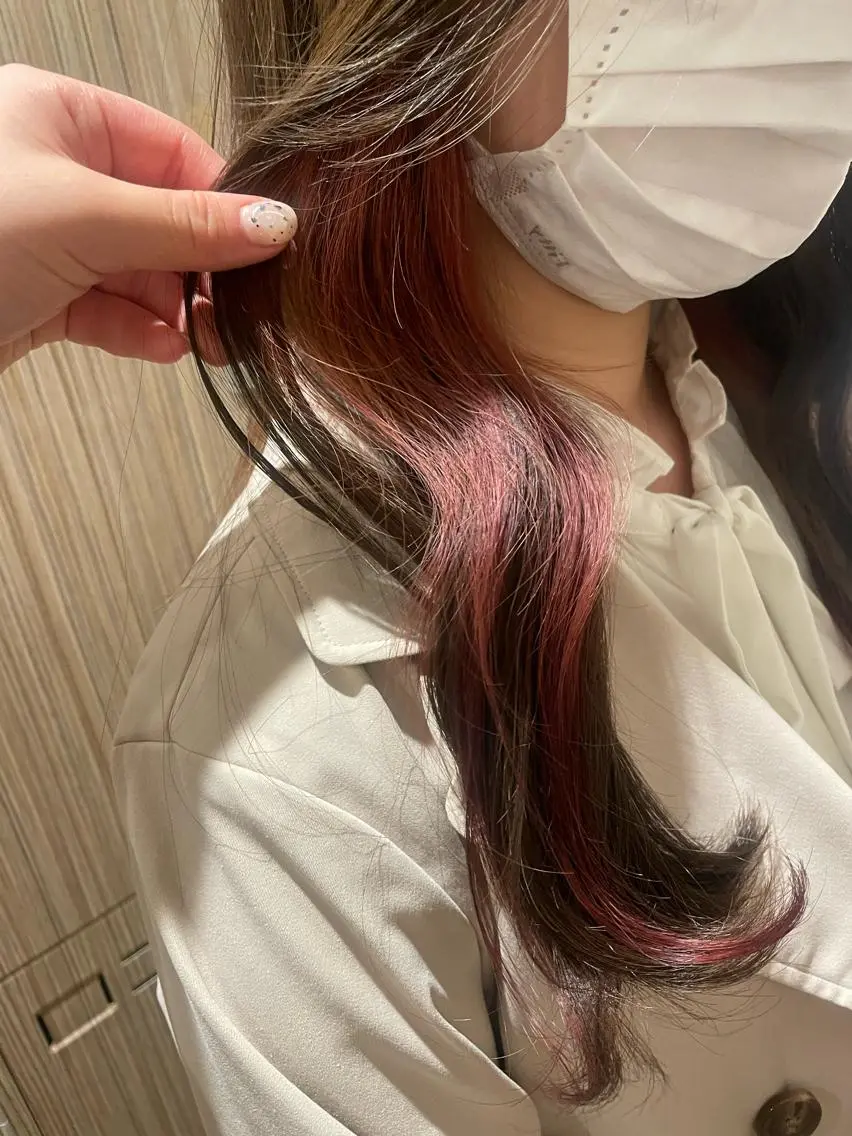 ロング カラー ななほ⌇レイヤー カット⌇カラー🫧のヘアスタイル