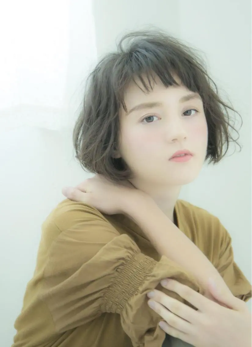 ショート カット ヘアカラー トリートメント 🌟モテ髪ショート 🌟店長 津賀涼のヘアスタイル