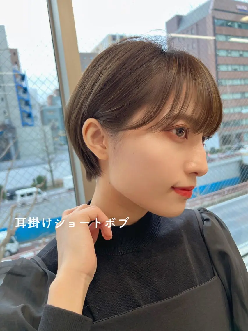 ショート ハイライト 吉見 健伸のヘアスタイル