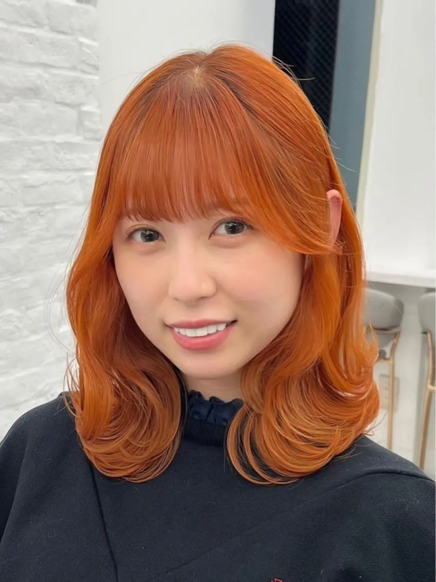 ミディアム カラー ヘアアレンジ 結婚式・ブライダル アッシュ ベージュカラー 黒髪 ブリーチ 韓国ヘア×2way 🇰🇷和知拓郎のヘアスタイル