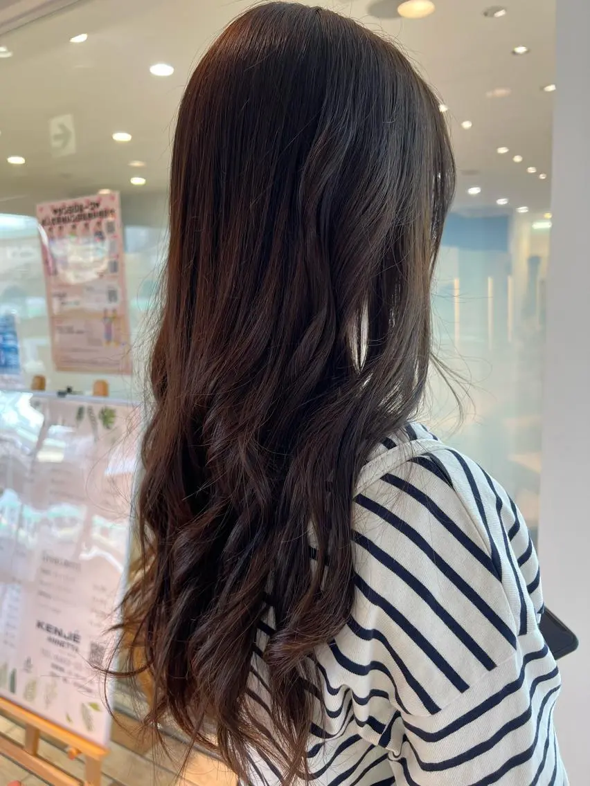 ロング カラー カット ヘアカラー トリートメント 縮毛矯正/ショート 長岡/姉崎宏実🌿のヘアスタイル