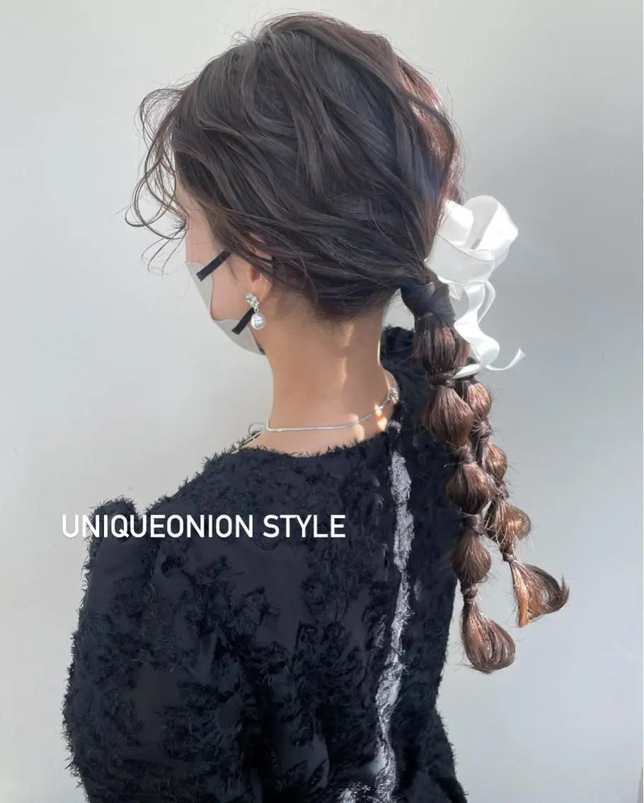 セミロング ヘアメイク new meのヘアスタイル