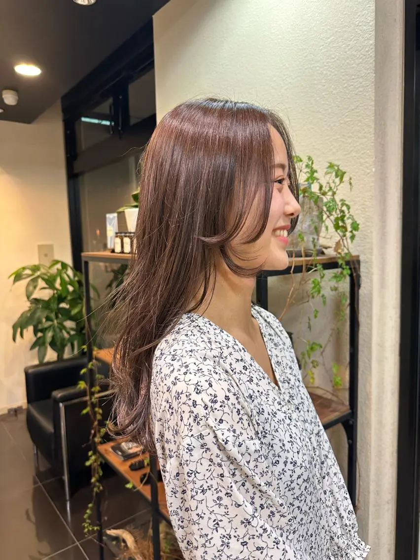 ロング カラー ラベンダーカラー ラベンダーグレー SORA.eyela sh/茅ヶ崎のマツエク・マツパデザイン