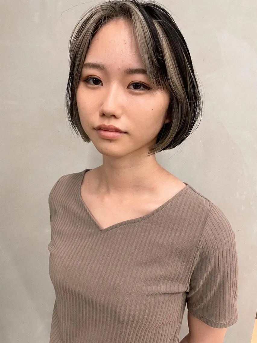 ショート カラー カット ヘアカラー トリートメント センスをお届けします 大谷将生infpのヘアスタイル