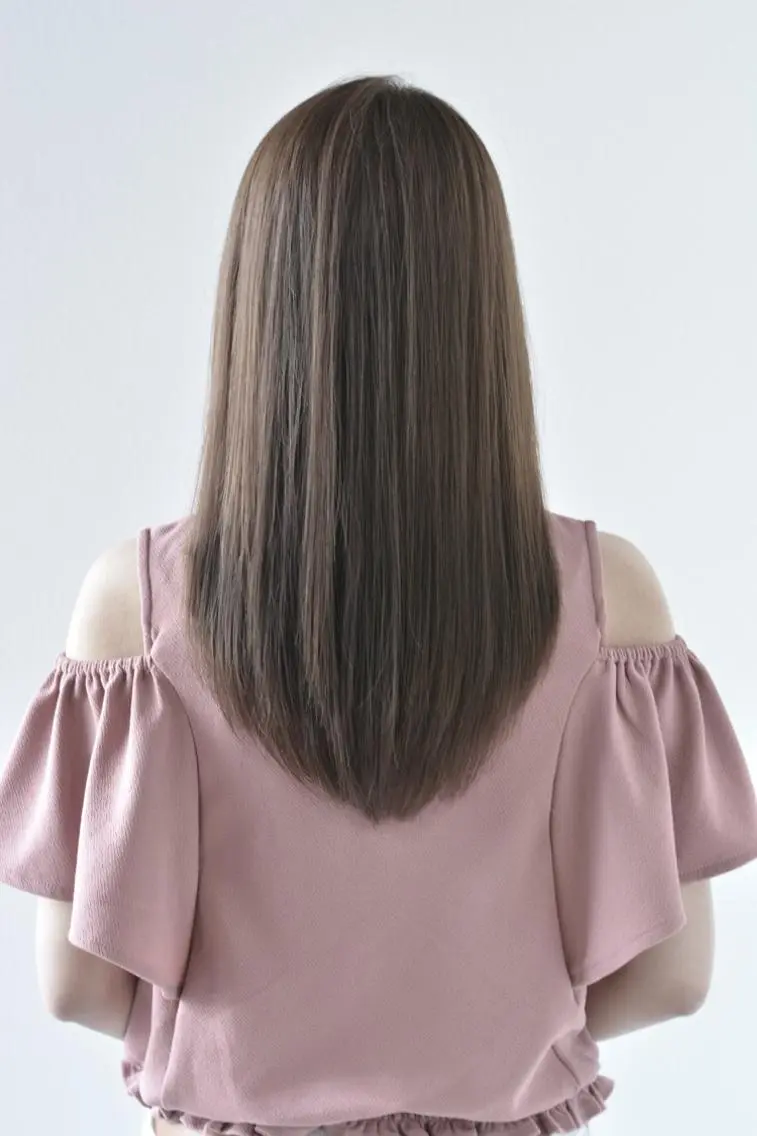 ミディアム カラー パーマ ストレートパーマ 髪質改善特化KIZU /艶髪研究(京都)のヘアスタイル