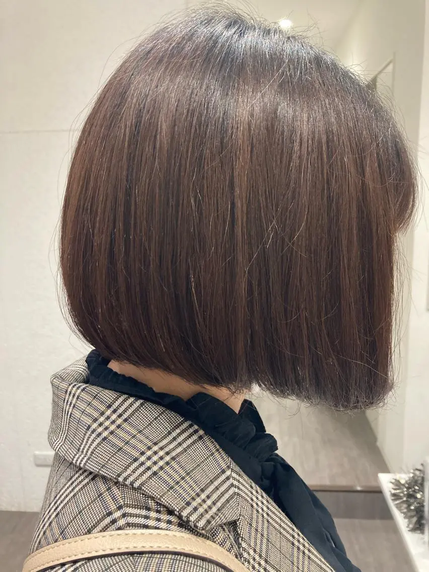 ミディアム ミルクティー量産💙 💙ブリーチ特化💙のヘアスタイル