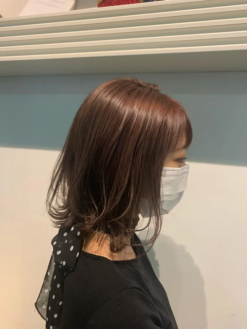 ミディアム カット ヘアカラー トリートメント ヘッドスパ ヘアセット 大宮/山口 竣也のヘアスタイル