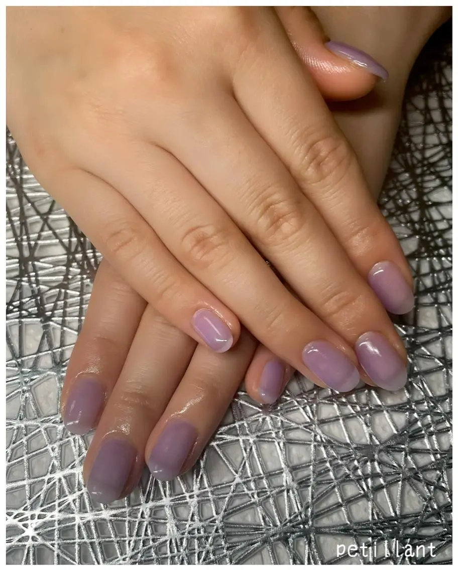 ネイル クリアネイル nail salon petillantのネイルデザイン