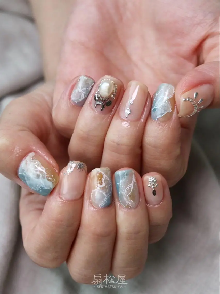 ネイル 扇松屋 marie.nのネイルデザイン
