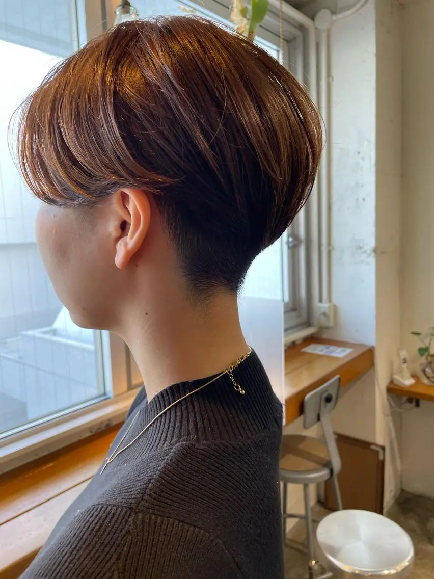 ショート カラー ショートヘア カット ヘアカラー トリートメント レイヤー/似合わせ TAKUYAのヘアスタイル