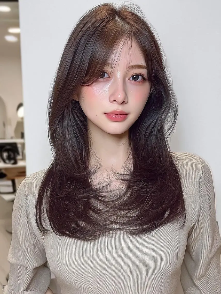 カラー ロング カット ヘアカラー トリートメント 髪質改善 💎ASUKAのヘアスタイル
