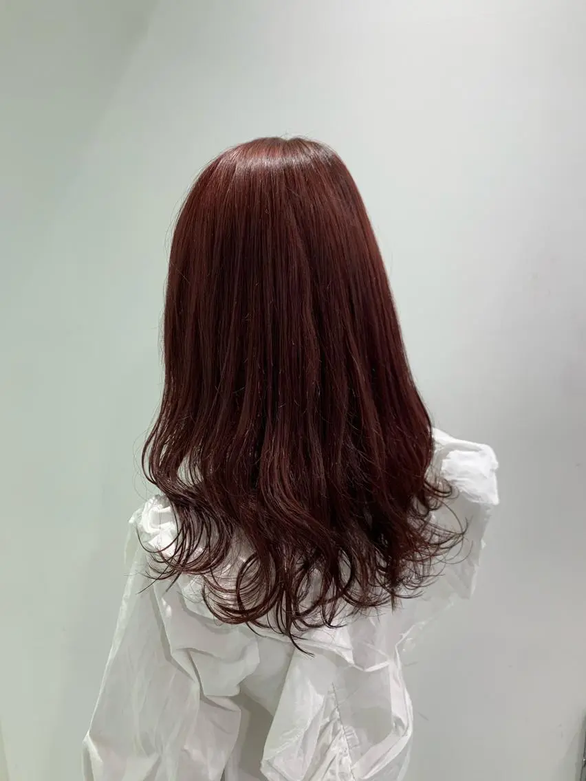 ミディアム ヘアカラー ヘッドスパ ヘアセット 🪞透明感カラー🫧 縮毛矯正🥇かずきのヘアスタイル