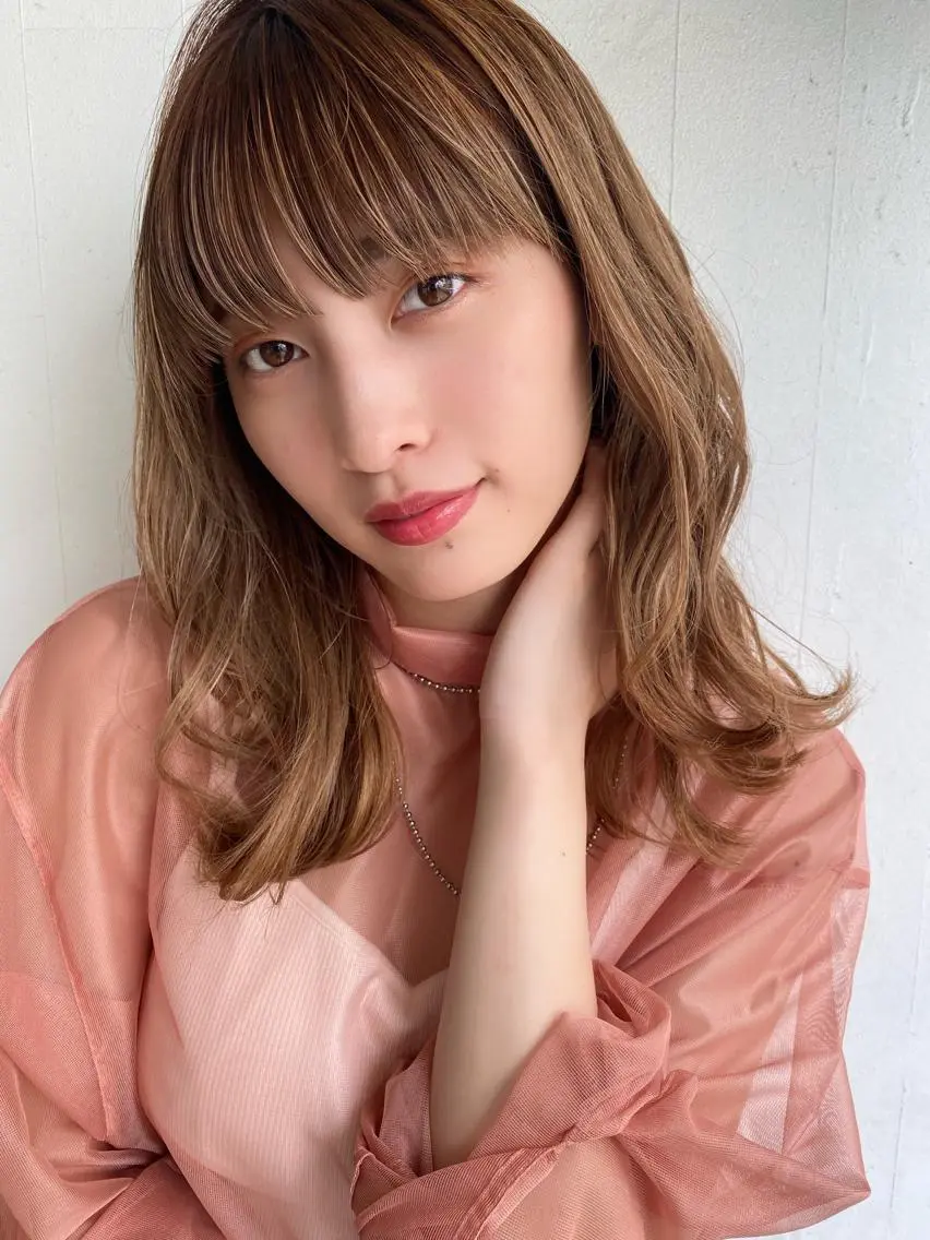 ミディアム 🍃透明感スタイル yu-ka🍃のヘアスタイル