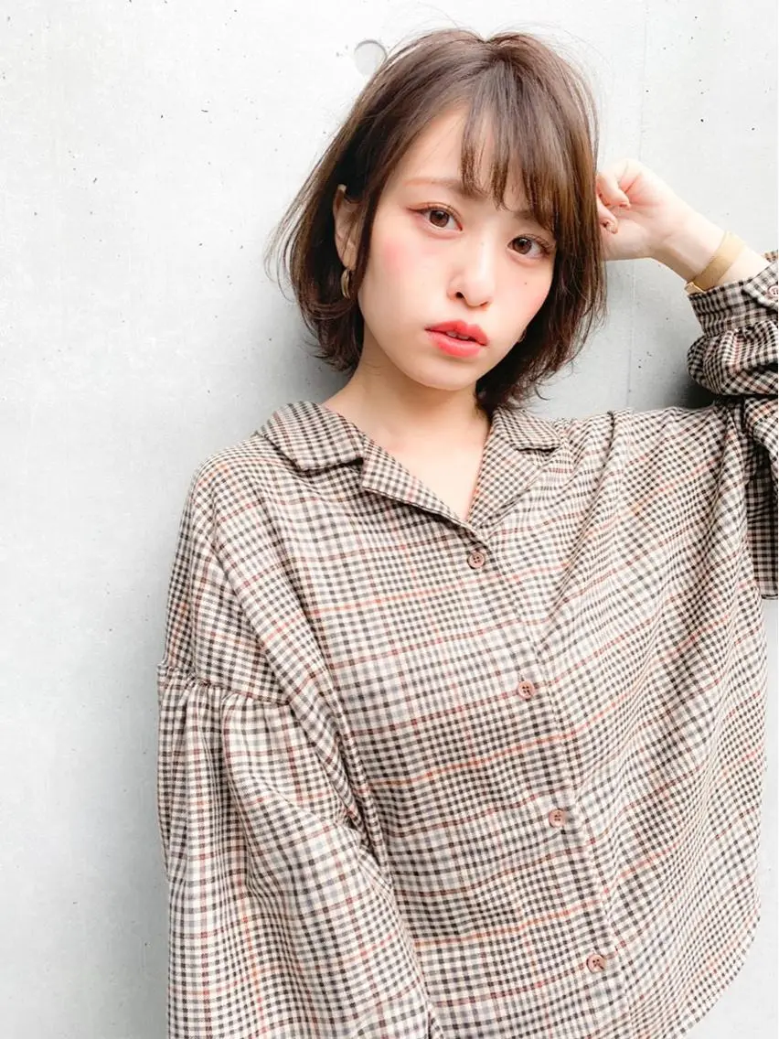 ショート カラー パーマ ヘアアレンジ カット ヘアカラー トリートメント ヘアセット 🎀愛されモテヘア♡ 梅澤夏基🎀のヘアスタイル