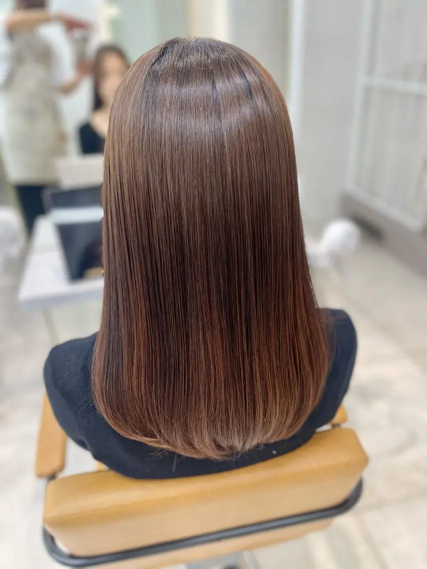 ロング 中顔面短縮 顔まわり新田大翔のヘアスタイル