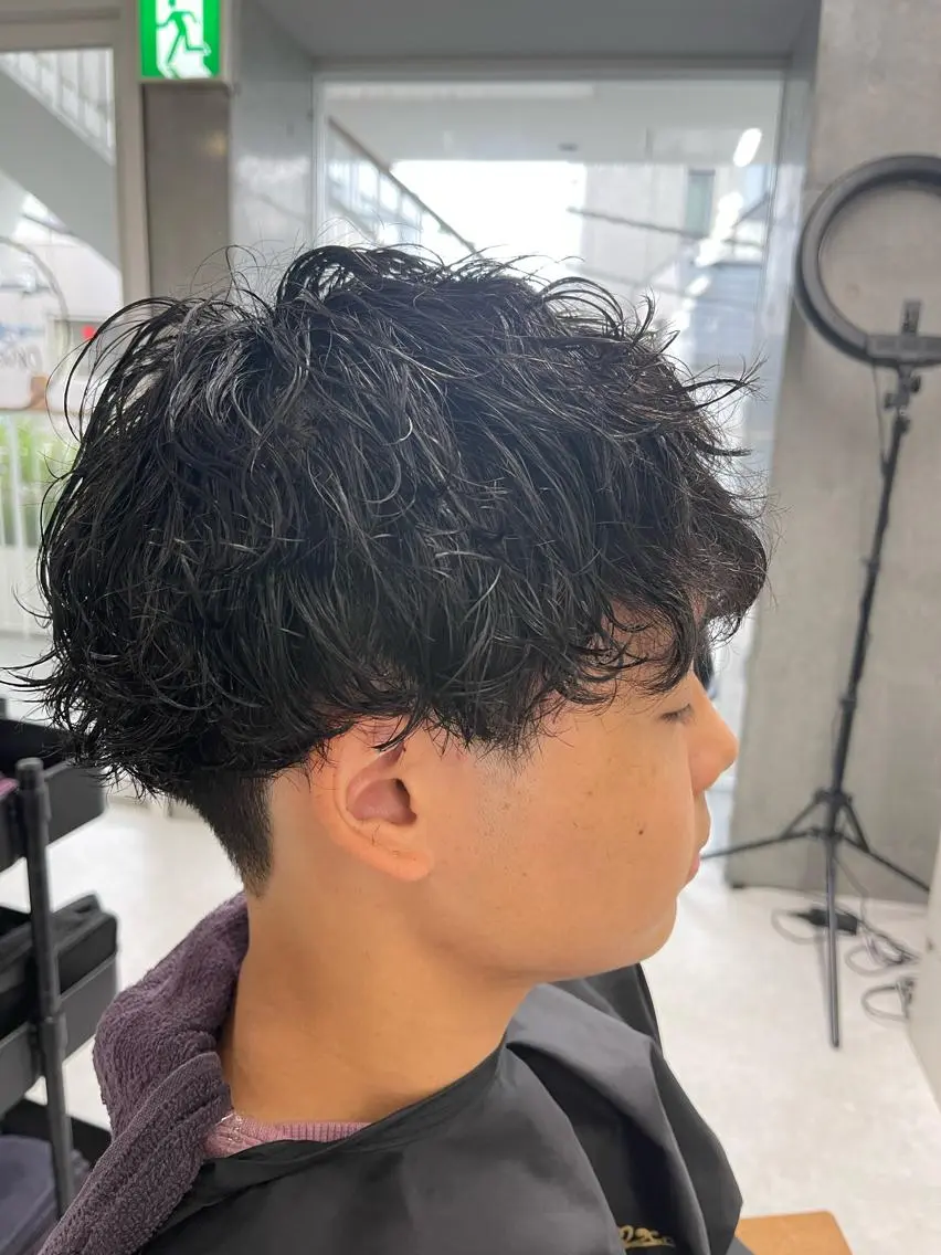メンズ バレイヤージュ特化/ アキラのヘアスタイル