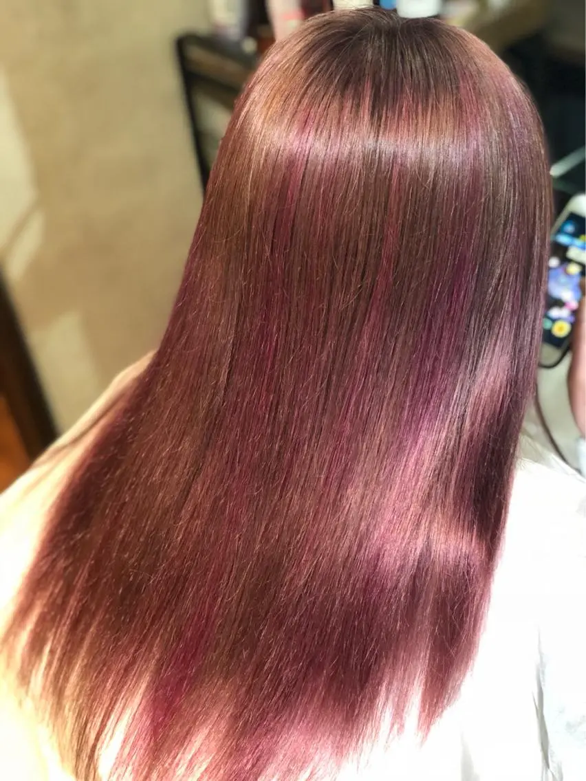 ミディアム 西村 雄二/エクステのヘアスタイル