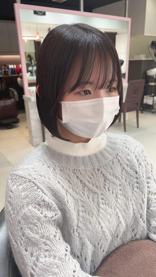 ショート 前下がりボブ ボブ トリートメント Eleanor 池袋 ミカのヘアスタイル