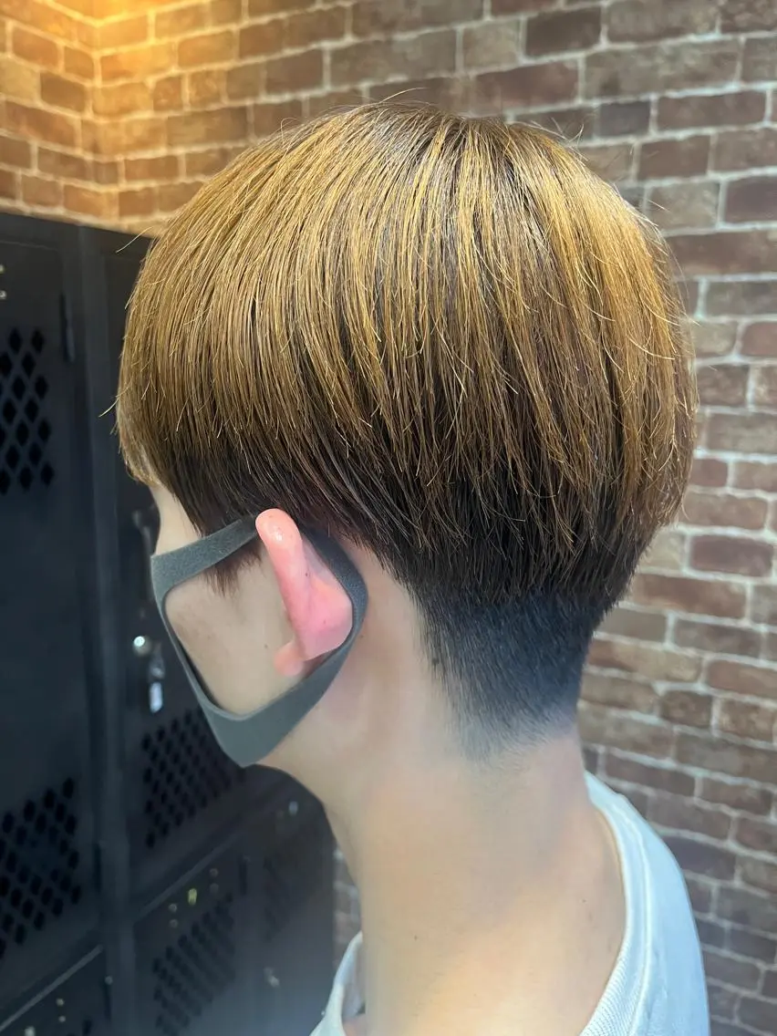 ショート カラー パーマ ヘアアレンジ メンズ キッズ ネイル マツエク・マツパ アイブロウ メンズブリーチ メンズハイライト メンズインナーカラー メンズ韓国風 ブリーチ 久木原 ゆりのヘアスタイル