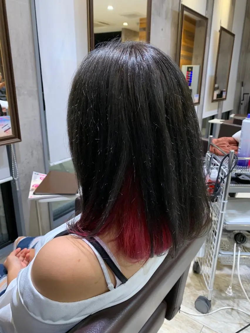 ミディアム カラー パーマ ヘアアレンジ メンズ キッズ ネイル マツエク・マツパ メンズブリーチ ブリーチ ヘアカラー トリートメント EnBlesS西宮 マンツーマン神道有基のヘアスタイル