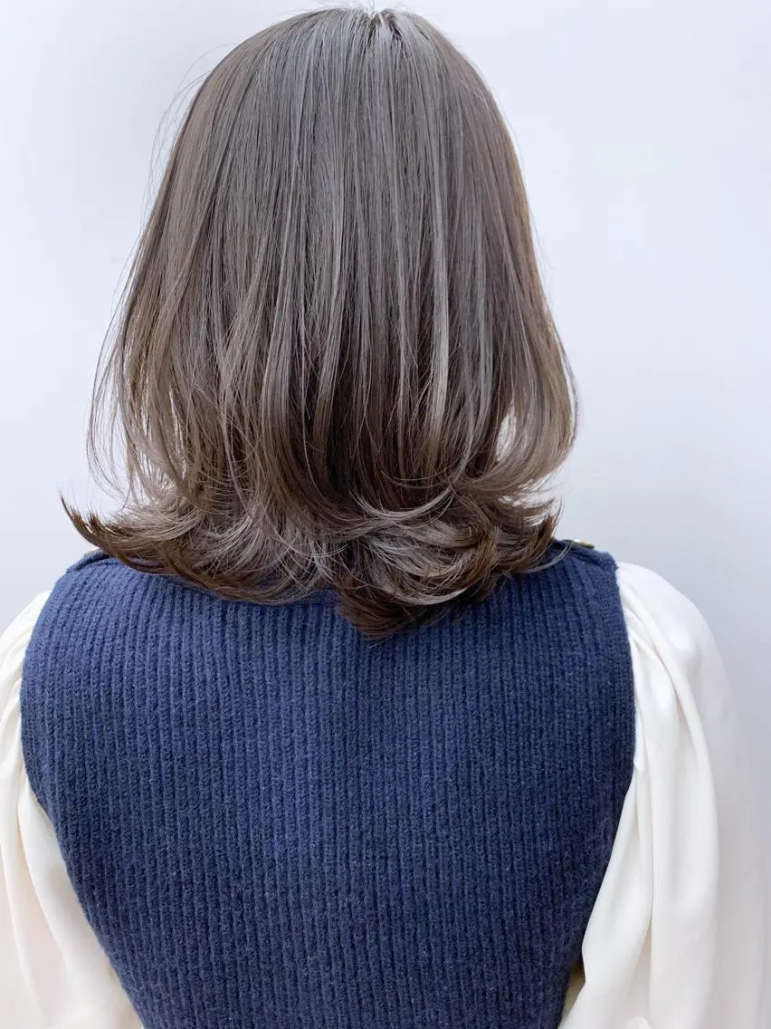 ショート カラー 外ハネヘア 縮毛矯正×髪質改善 店長　DAITOのヘアスタイル