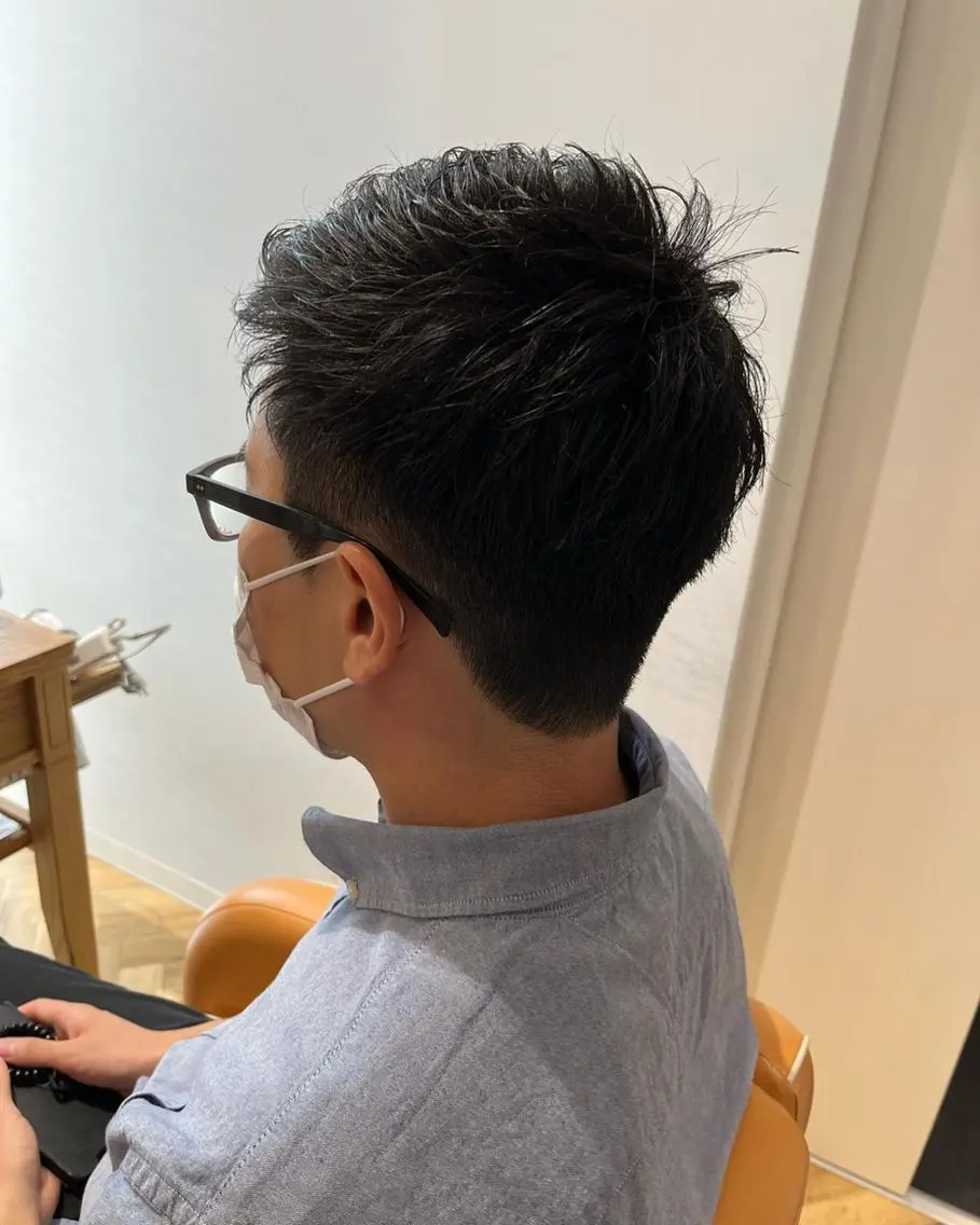 ショート カラー メンズ 学生(メンズ向け) メンズショート ツーブロック メンズベリーショート ベリーショート 🌿ヤマグチ ユウキ🌿のヘアスタイル