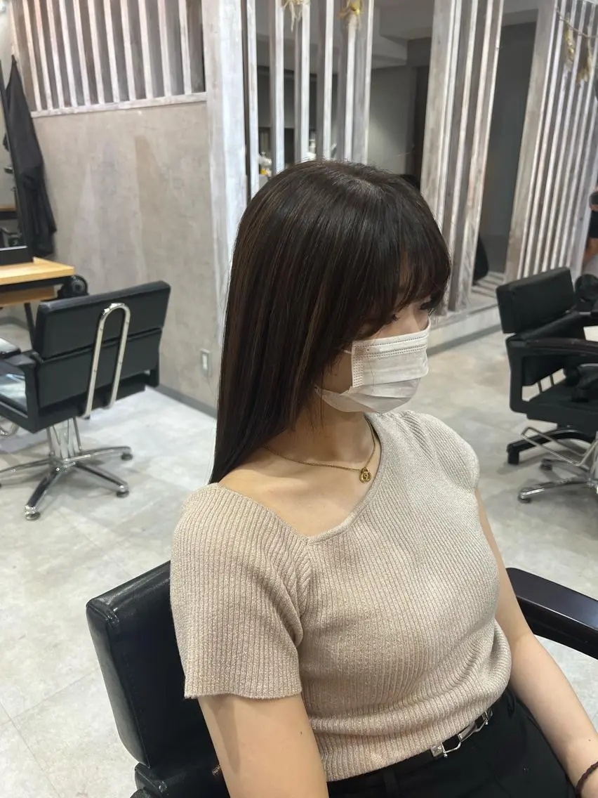 ロング カラー ハイライトカラー ハイライト 矢島颯哉/ハイトーン ブリーチカラー💎のヘアスタイル