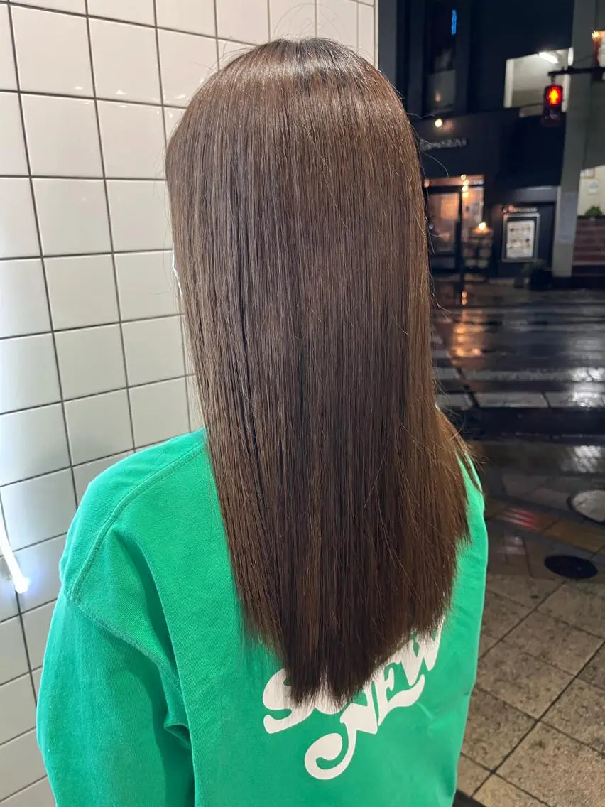 ロング カラー 武井 弘希 ブリーチなしカラー✨のヘアスタイル