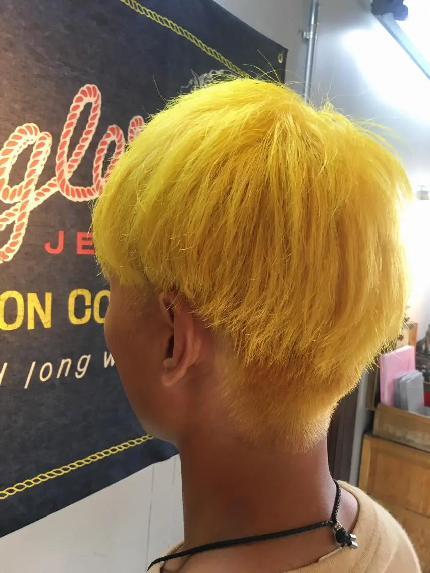 ショート カラー メンズ ヘアカラー トリートメント 代表 中島貴志のヘアスタイル