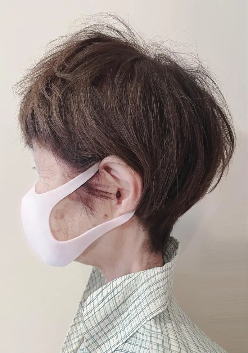 ショート カラー 似合わせカット トリートメント Akala hitomiのヘアスタイル