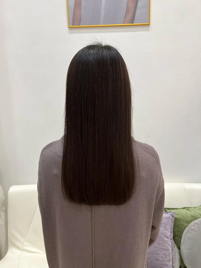 ミディアム カラー パーマ 堀井 凌平のヘアスタイル