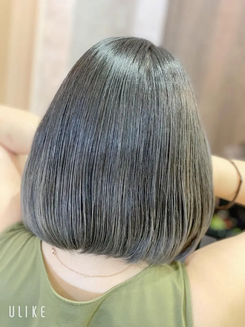 ミディアム レイヤーカット メンズスタイル バレイヤージュ　齋藤のヘアスタイル