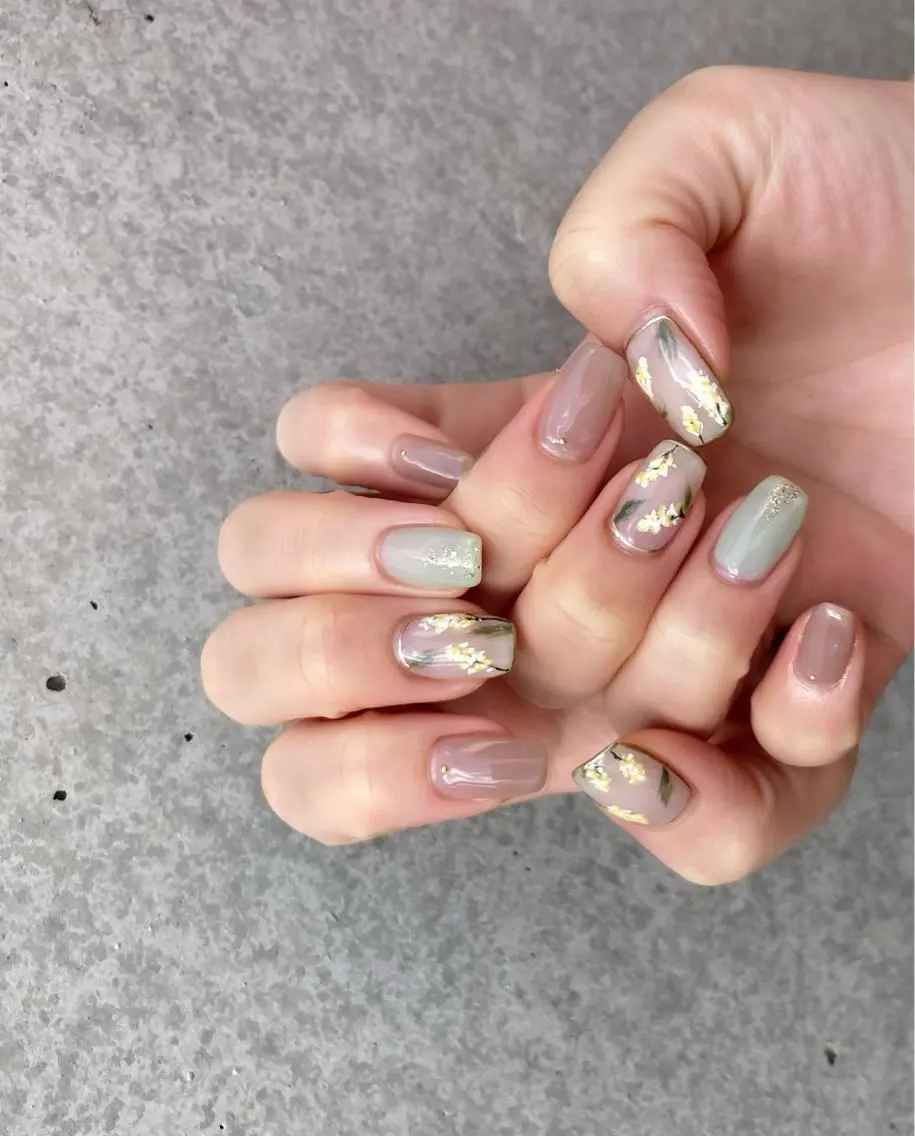 ネイル アートネイル ジェルネイル マグネットネイル ミラーネイル 持ち込み ハンドネイル nail salon Soeurのネイルデザイン