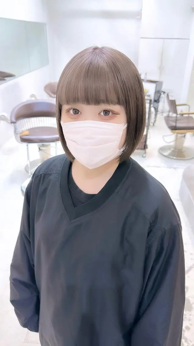 ショート カラー カット ヘアカラー トリートメント kai .のヘアスタイル