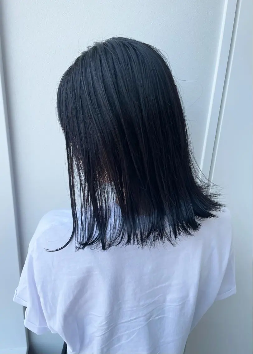 ミディアム アッシュ 髪質改善 赤み消しカラー山本のヘアスタイル
